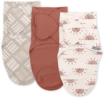 Monogram Swaddle — Rising Sun, 3-Pack